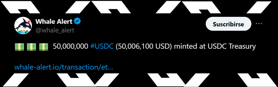 USDC Treasury Executes $50 Million Token Burn