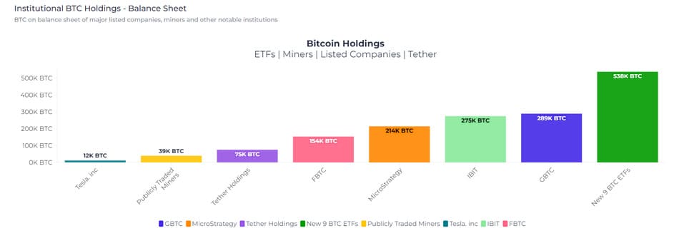 bitcoin holdings
