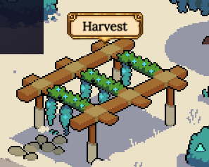 The Harvest menu, to retrieve your locked and unlocked yields. 